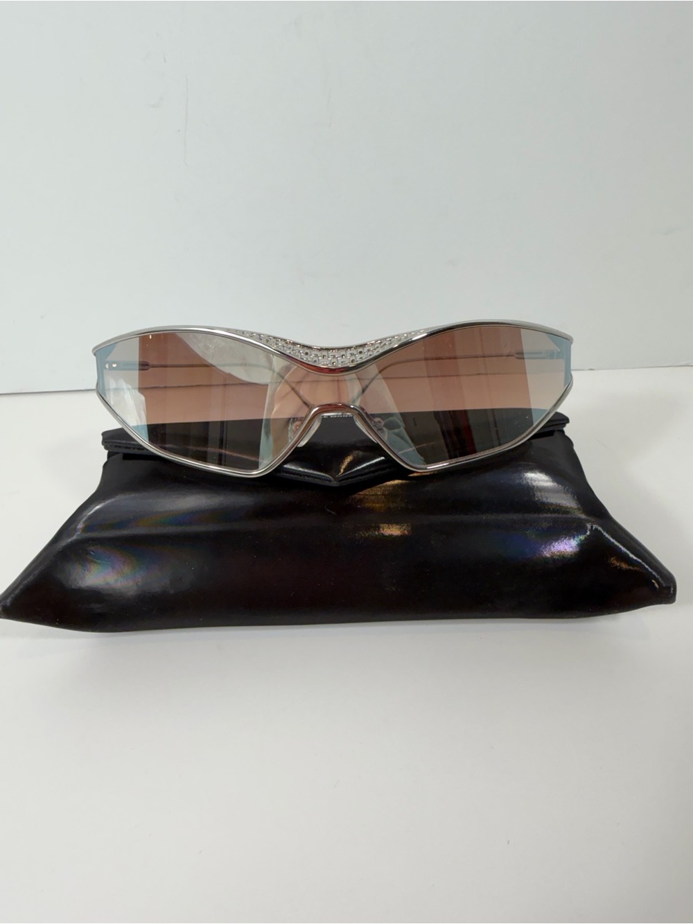 Gentle Monster Ve 02 Crystal Mask Sunglasses 2025 Jewelry Collection Silver